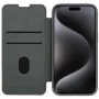 Nillkin Qin Pro Plain Leather + Cloth case for Apple iPhone 15 Pro 6.1 (2023) order from official NILLKIN store